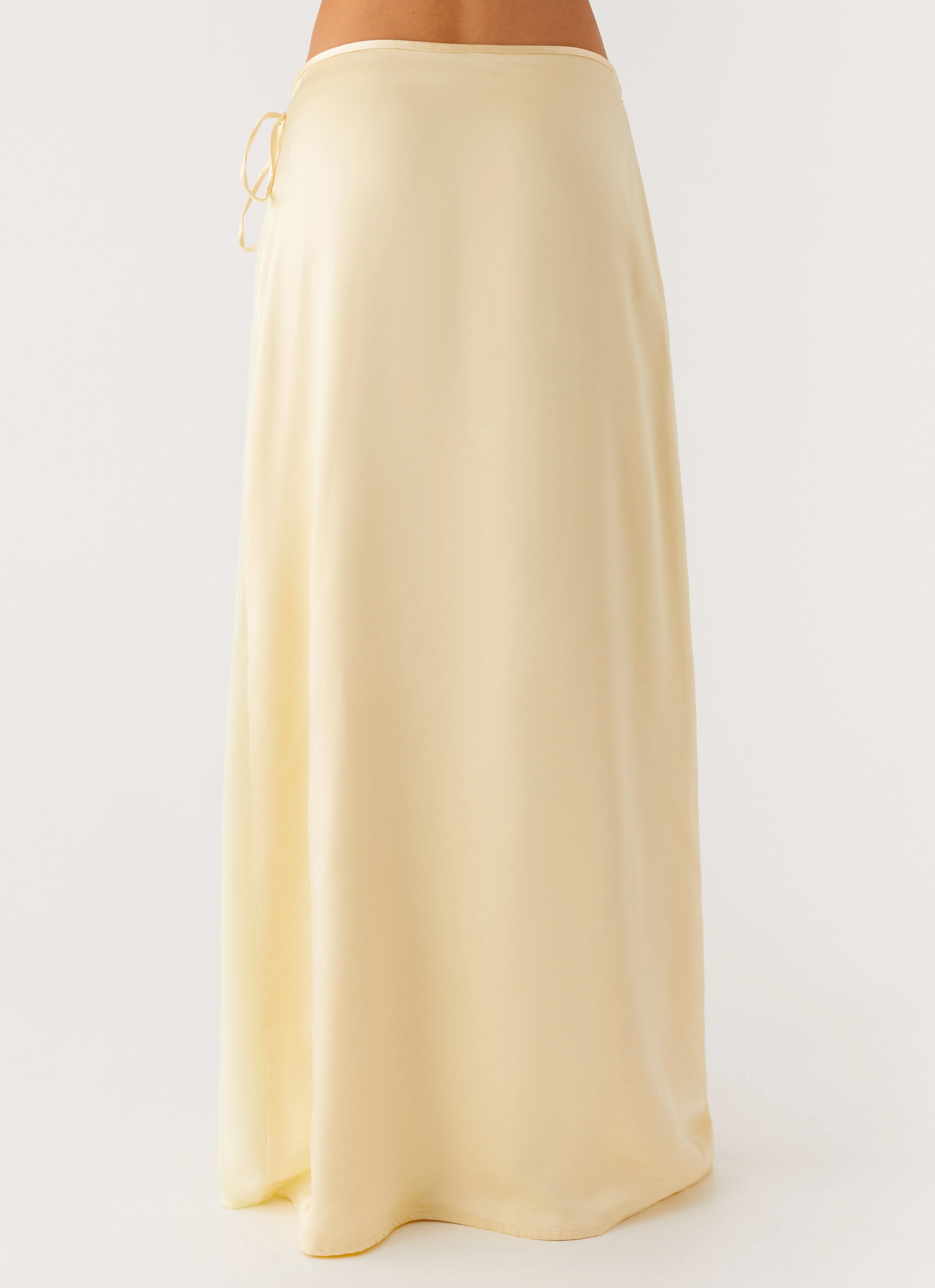 Pollie Maxi Skirt - Yellow Modular Layering