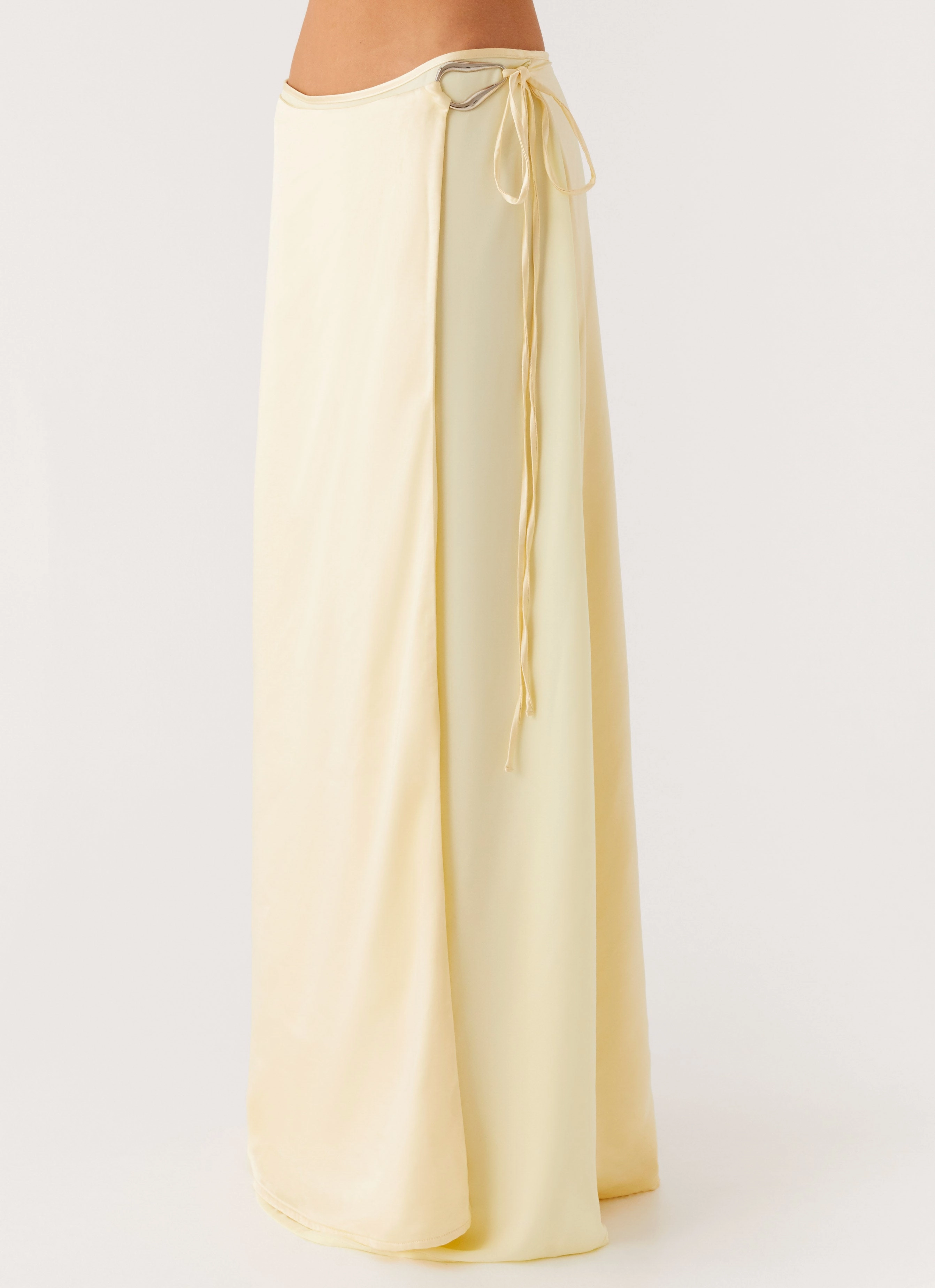 Pollie Maxi Skirt - Yellow UV Protective Coating Abrasion Resistant Trim