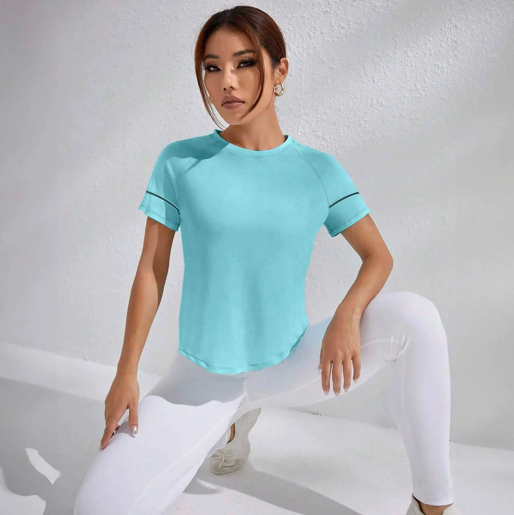 Polo Athletica Women's Activewear Raglan Sleeve Tee Shirt