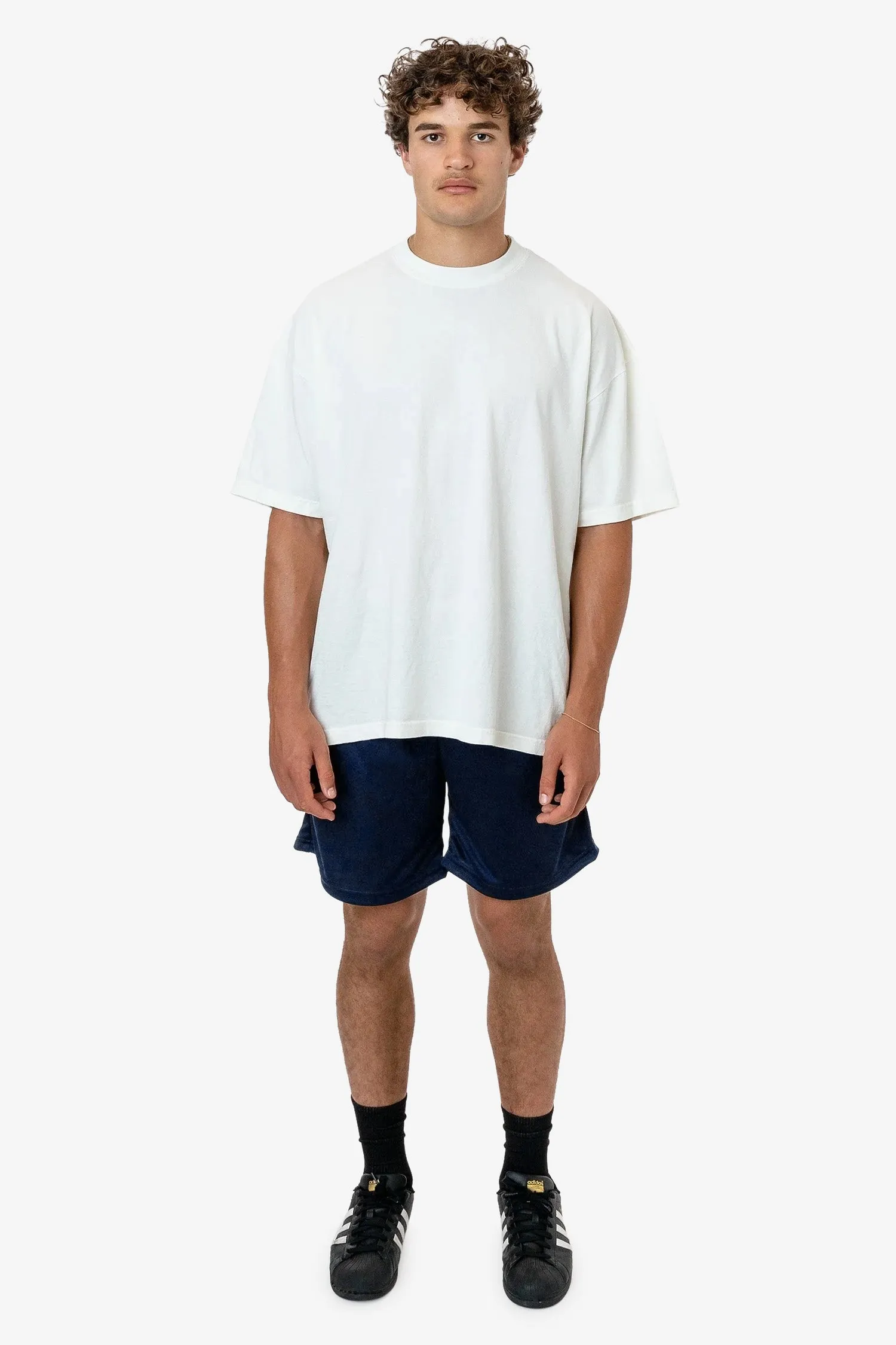 PPQ42 - Poly Pique Mesh Mid-Length Shorts