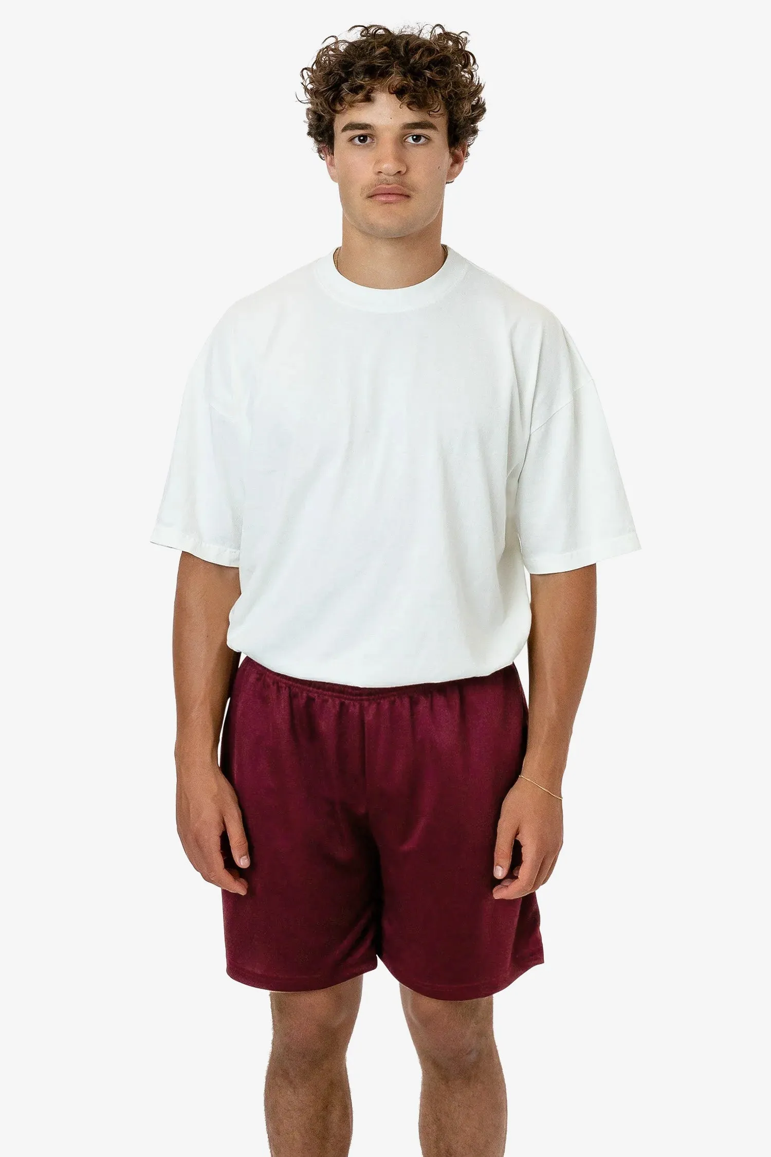 PPQ42 - Poly Pique Mesh Mid-Length Shorts