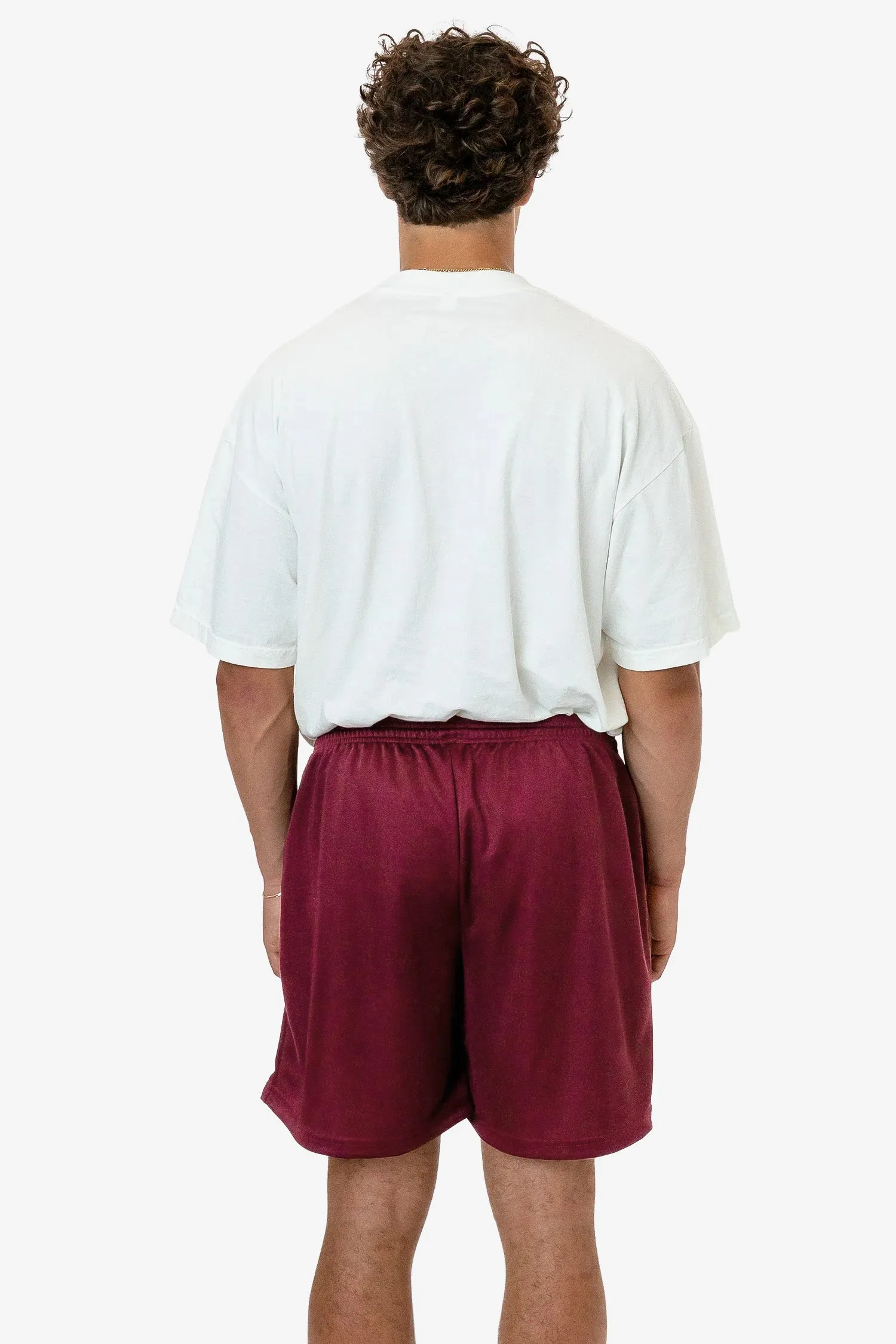 PPQ42 - Poly Pique Mesh Mid-Length Shorts