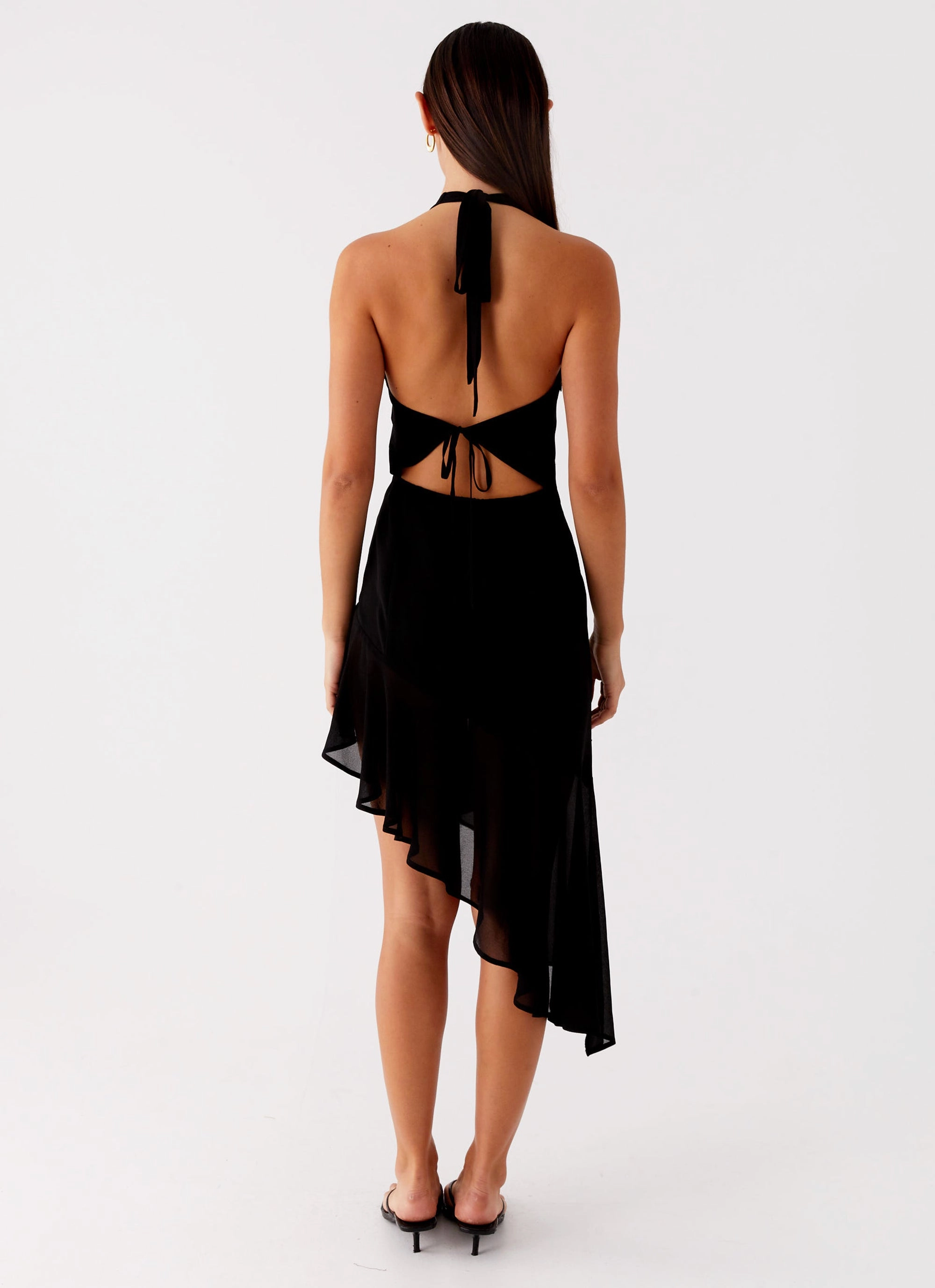 Casual Tones Clean Slate Midi Dress - Black