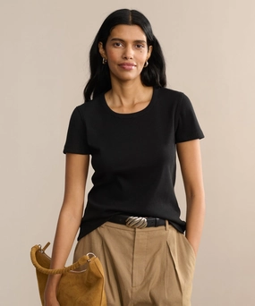 Rib Tee Ribbed Knit Fabric