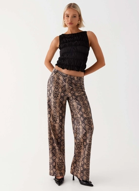 Sleek Fit Presley Slim Fit Pants - Snake