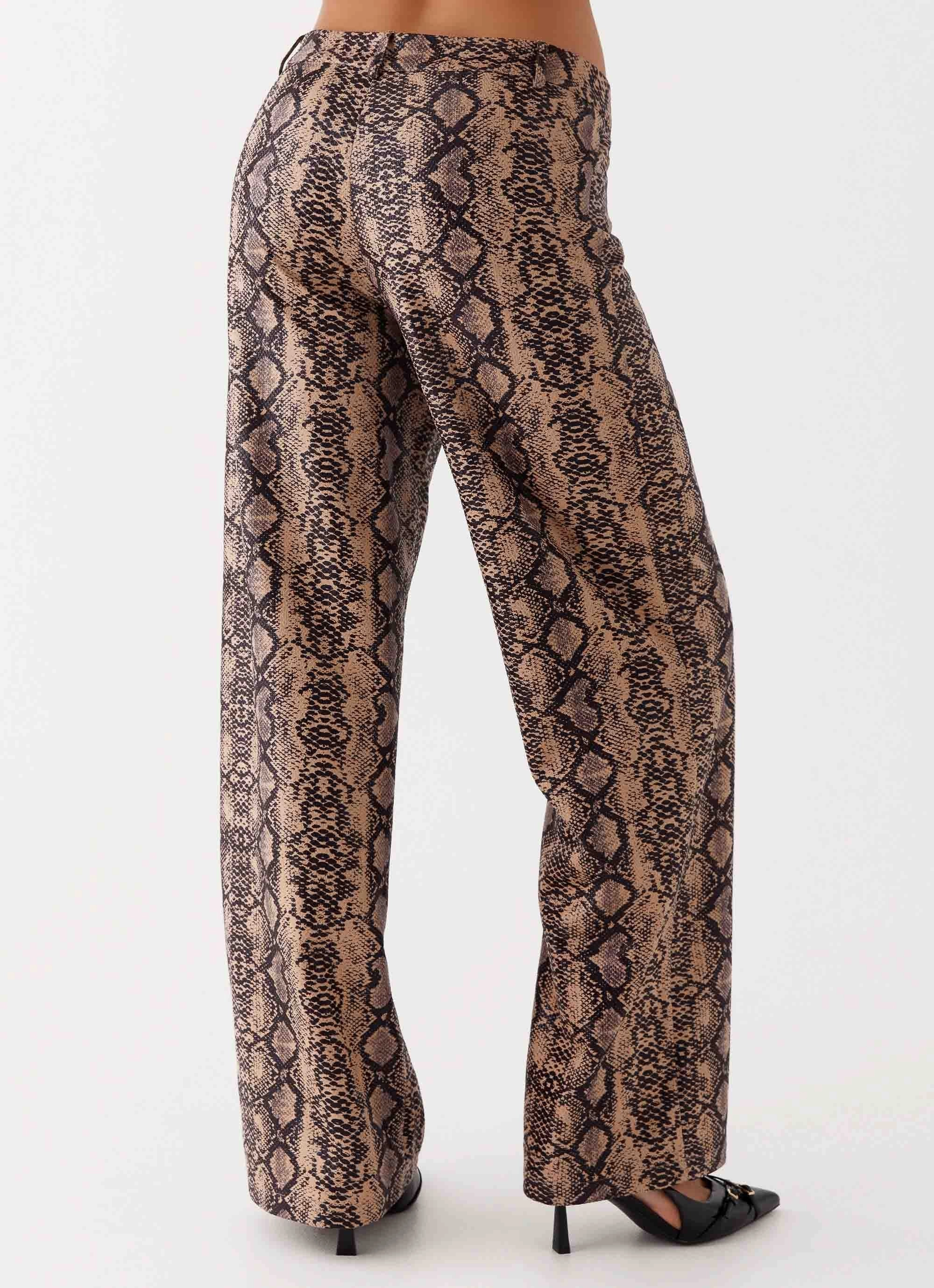 Perfect Design Presley Slim Fit Pants - Snake