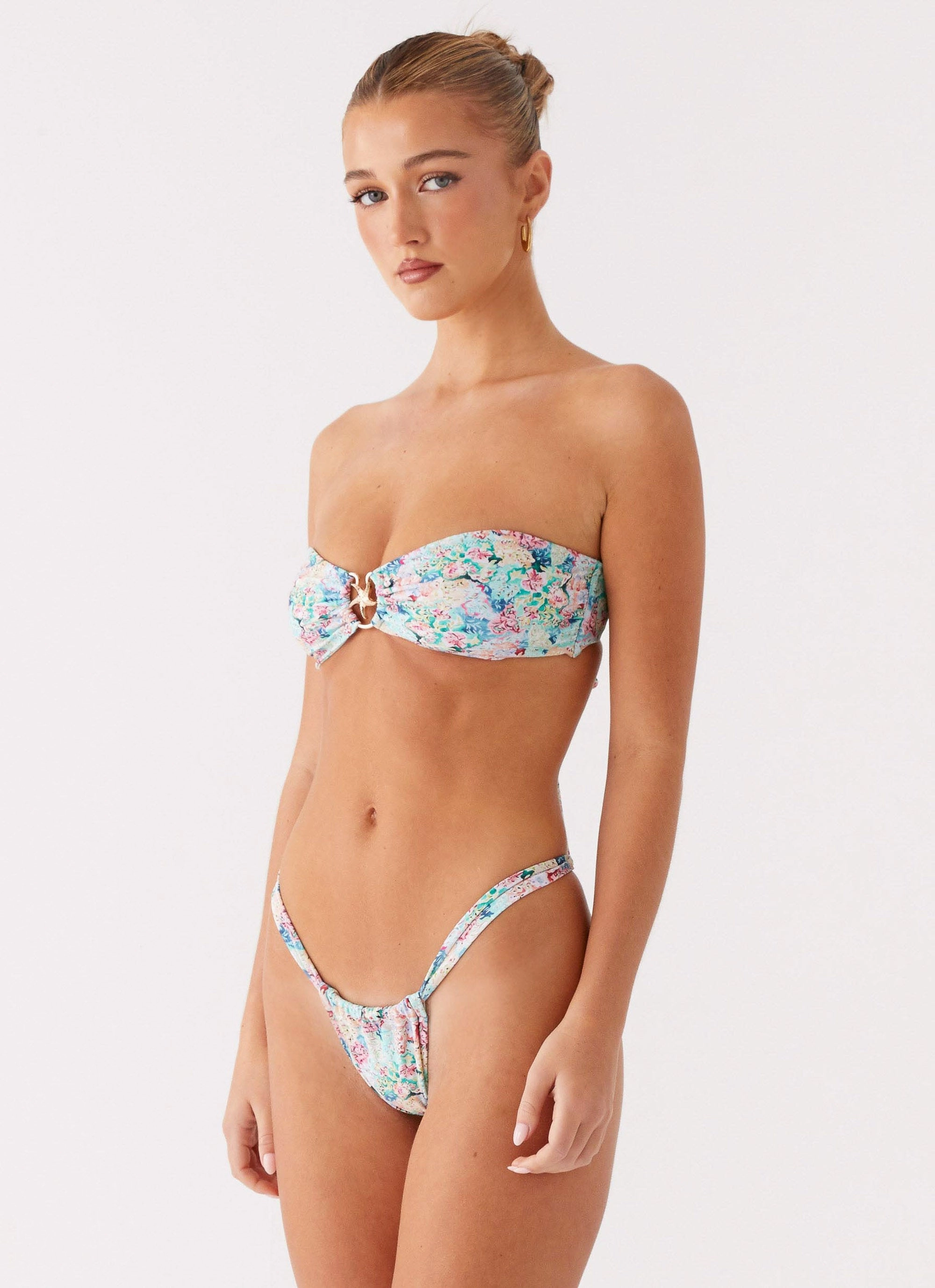 Airlie Scrunch Bikini Bottoms - Santorini Floral backpack venue Unique