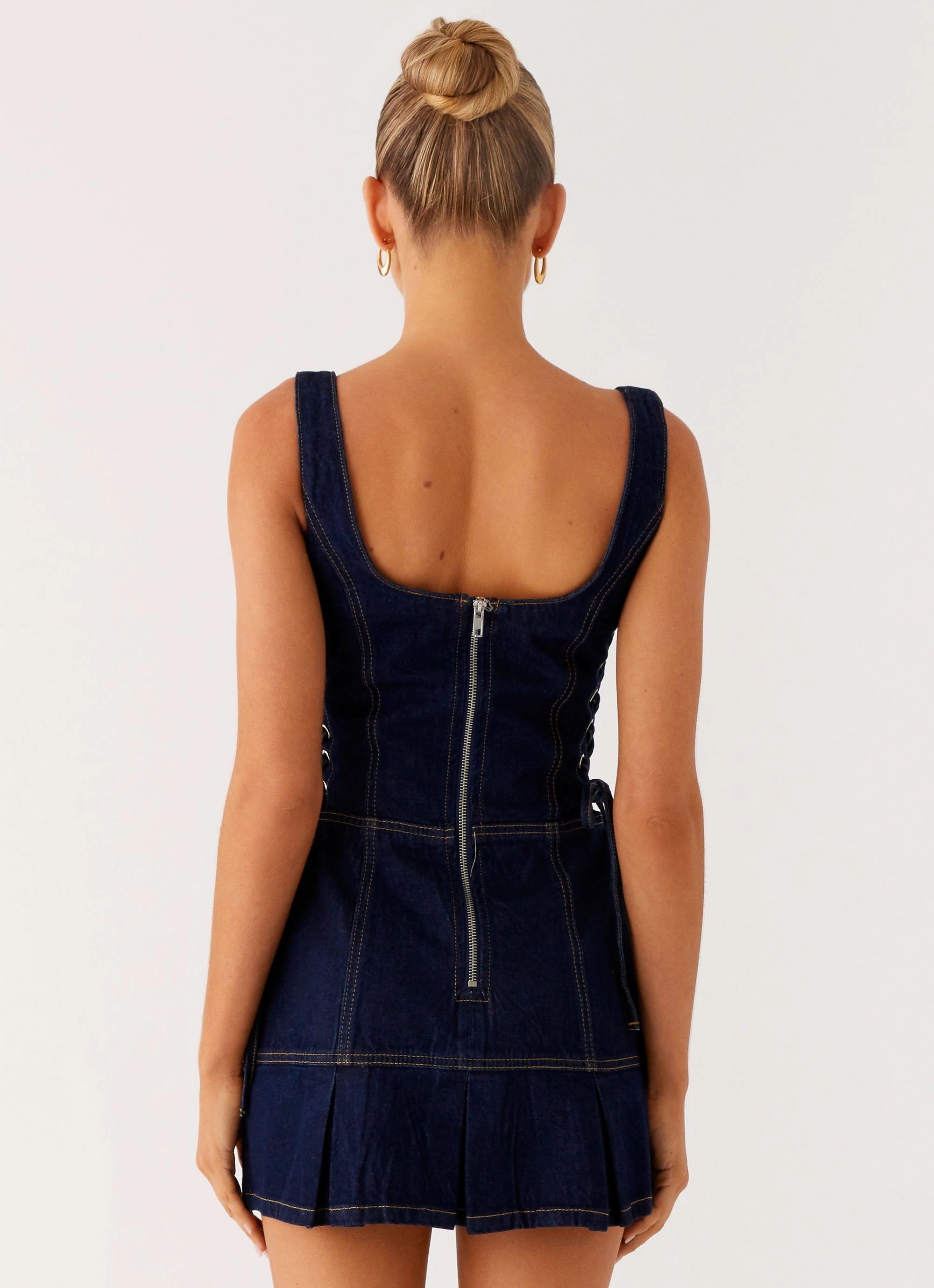 Preston Mini Dress - Indigo Comfort Fit Outfit Core
