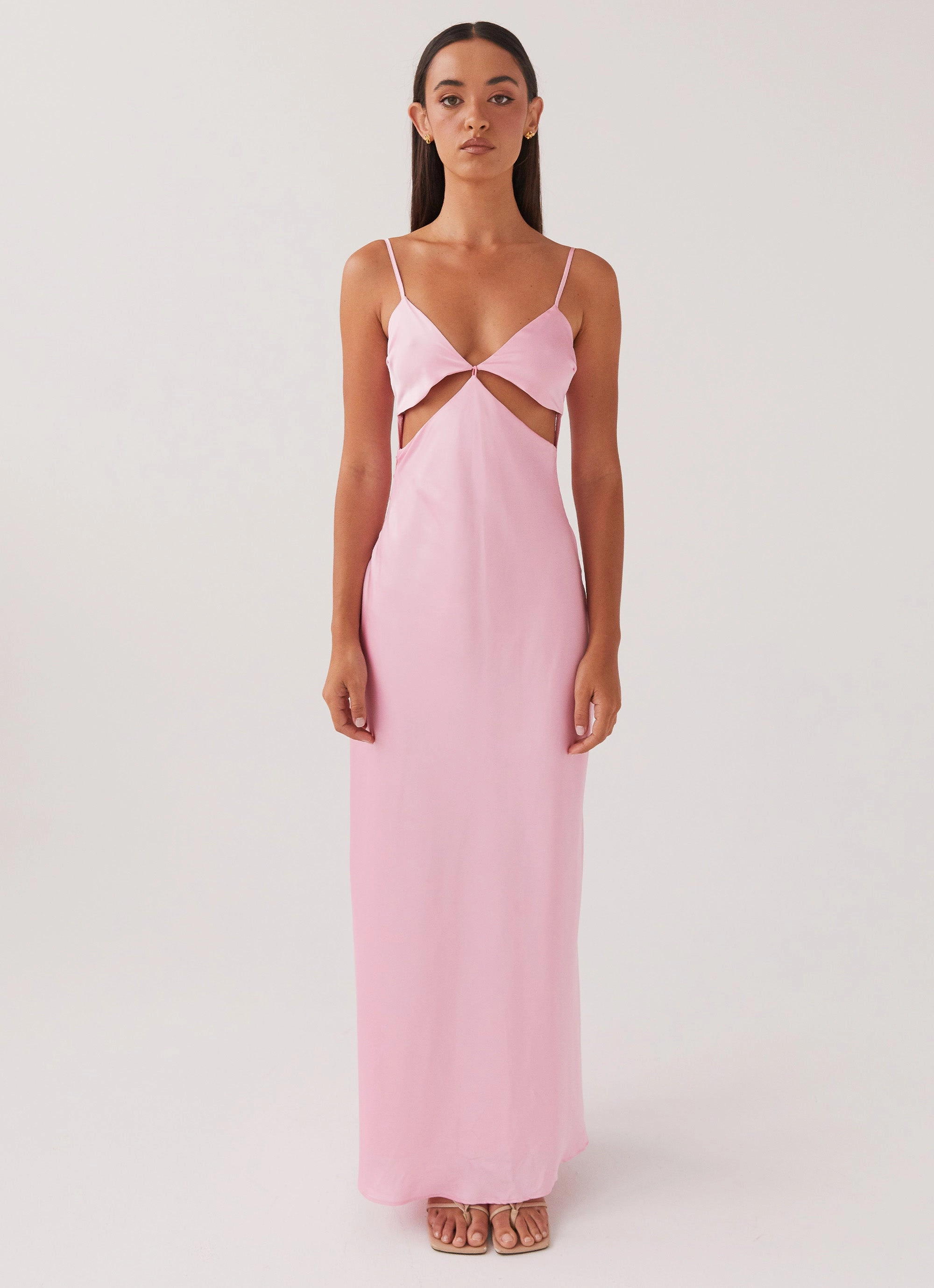 Pretty In Pink Maxi Dress - Rose Quartz Pure Vibes