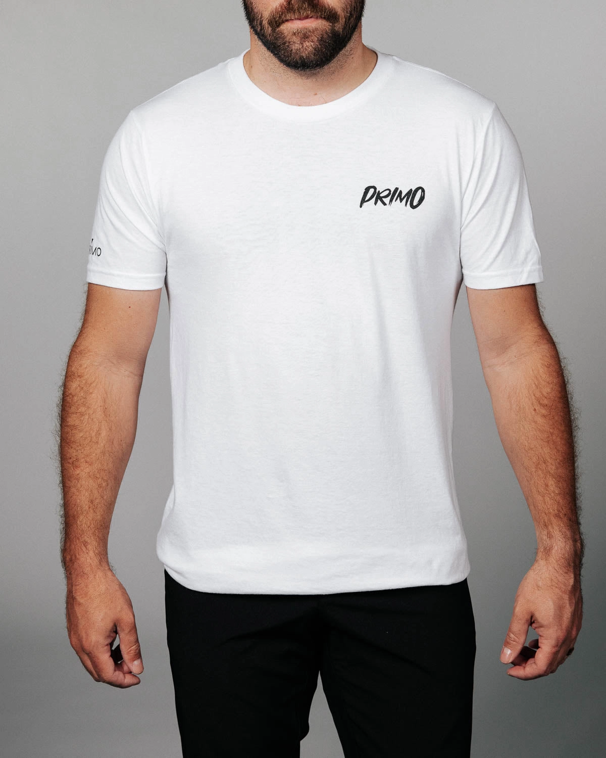 Primo Vintage Athlete Tee RollUpSleeves Loose Sweater