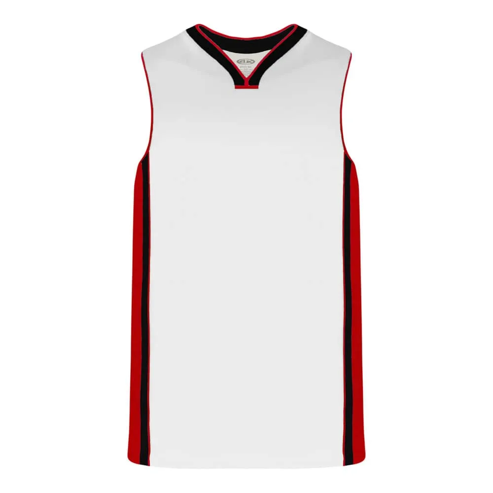 Pro B1715 Basketball Jersey White-Red-Black