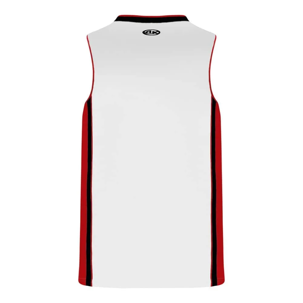 Pro B1715 Basketball Jersey White-Red-Black