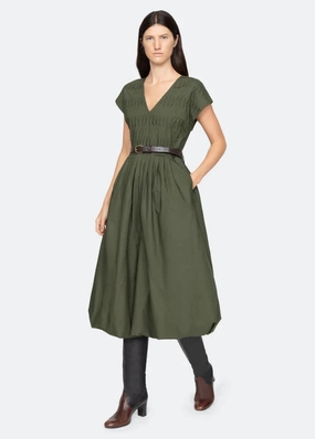 Sea NY Sullivan Dress Edge Detail Work Option
