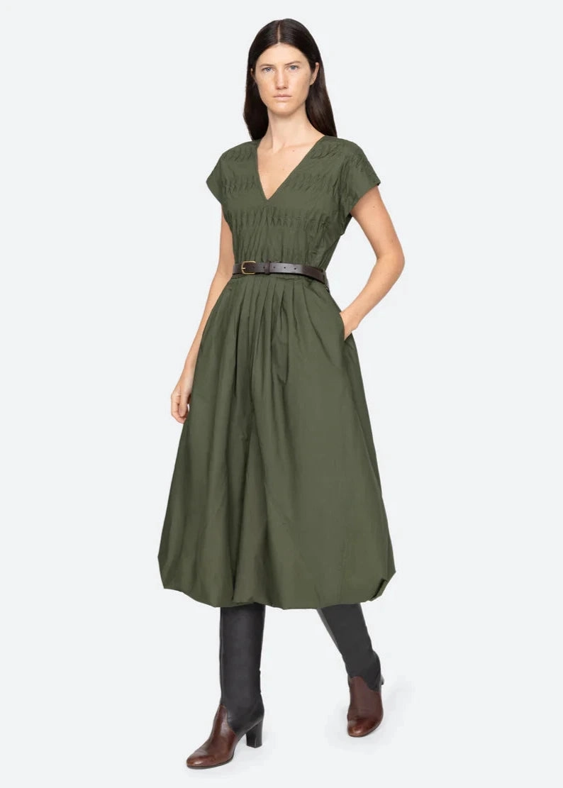 Sea NY Sullivan Dress Edge Detail Work Option