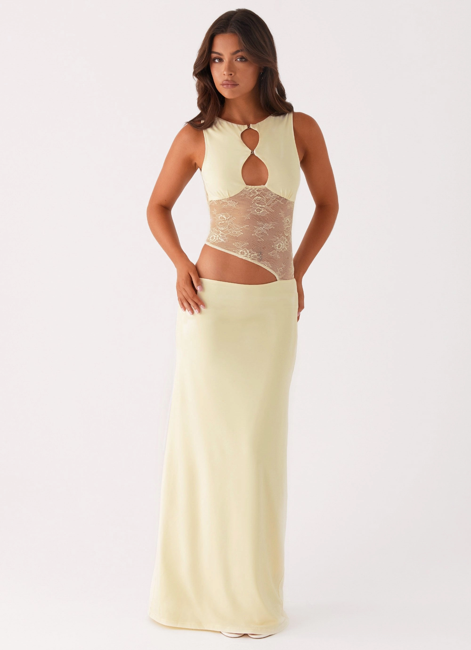 Sporty Look Prophecy Maxi Dress - Yellow