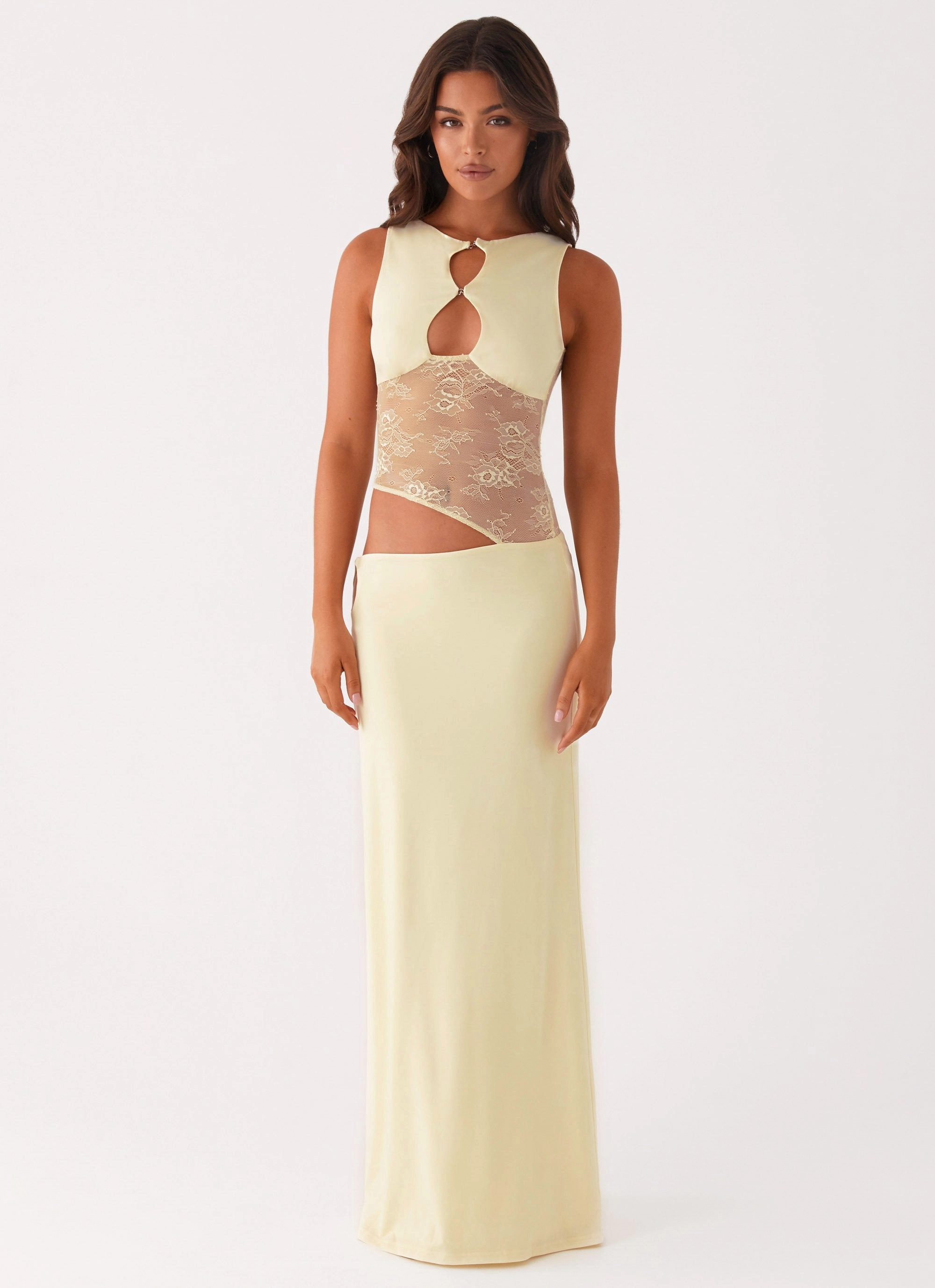 Prophecy Maxi Dress - Yellow Heart Glow