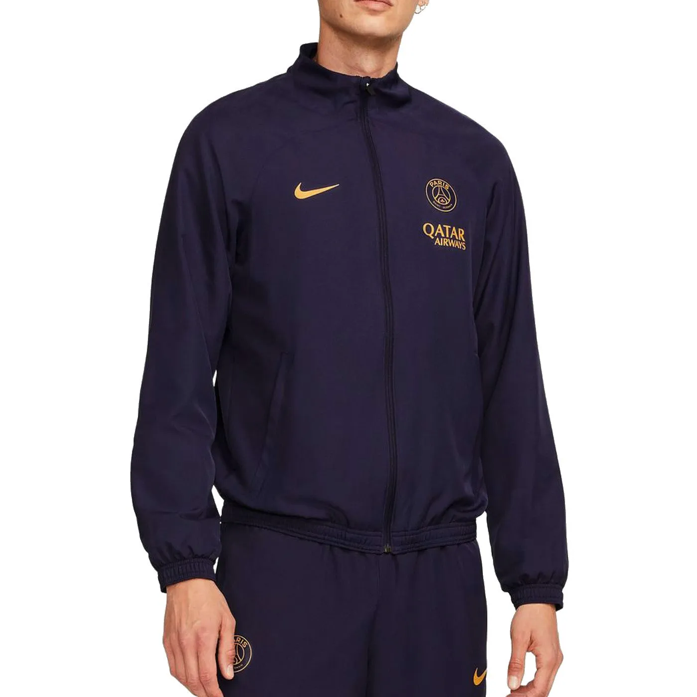 PSG navy training presentation Soccer tracksuit 2023/24 - Nike