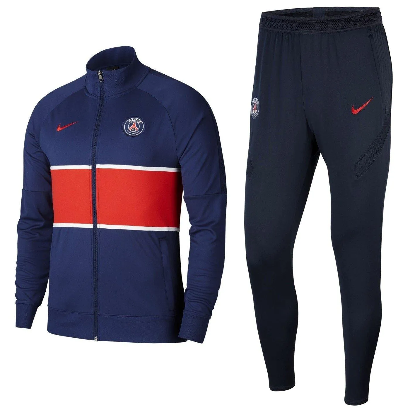 PSG pre-match presentation soccer tracksuit 2020/21 - Nike