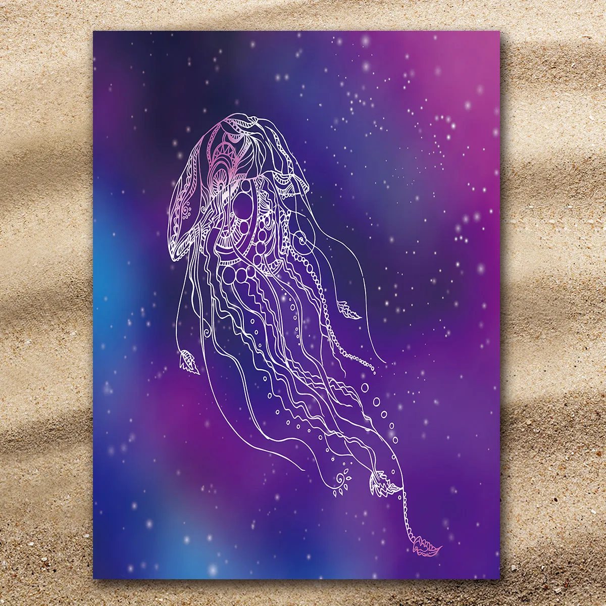 Purple Jelly Dreams Jumbo Towel