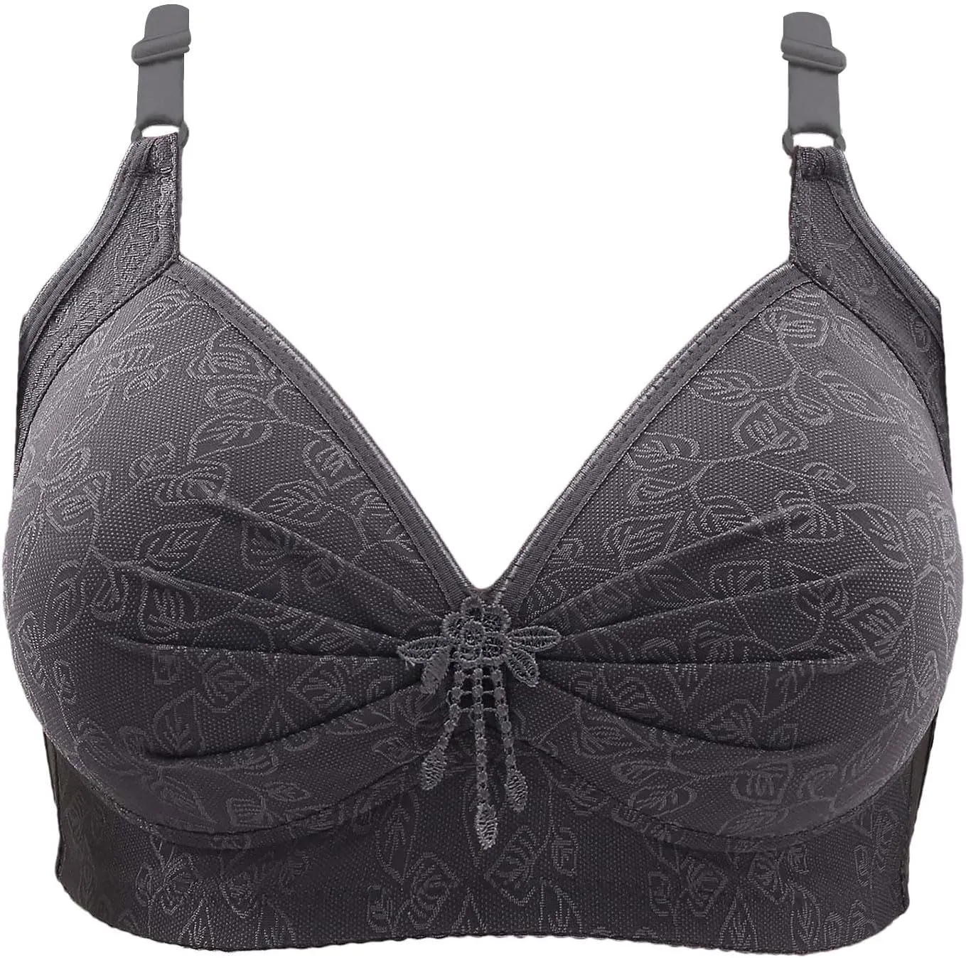 Push Up Bras for Women Full Coverage No Underwire Bralettes Plus Size Wireless Sleep Bra Comfort Underwear 3 Pack