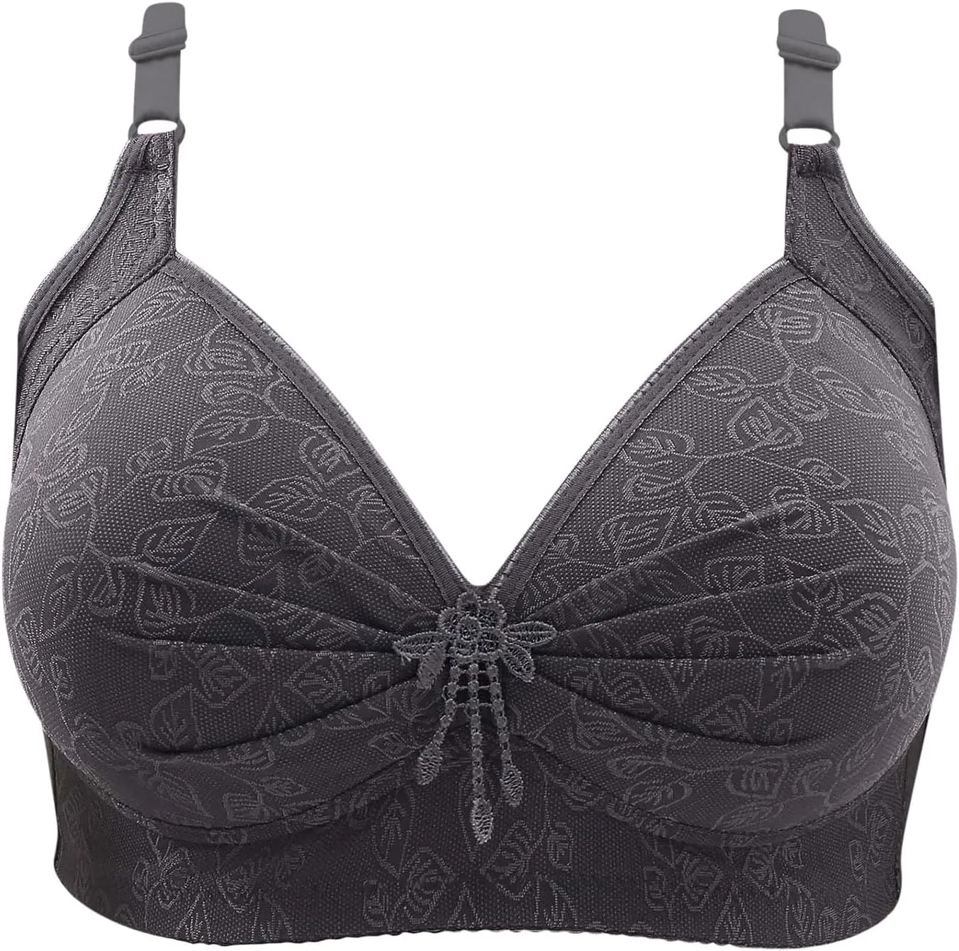 Push Up Bras for Women Full Coverage No Underwire Bralettes Plus Size Wireless Sleep Bra Comfort Underwear 3 Pack