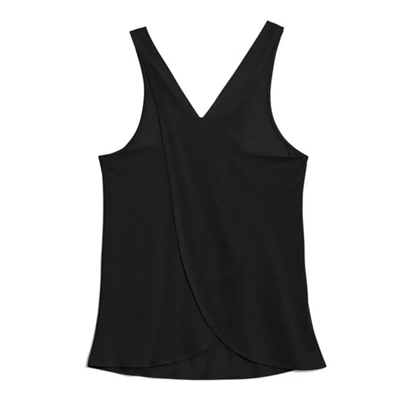 Quick Dry Cross Back Yoga Tank Tops