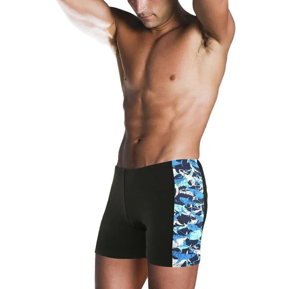 Quick Dry Men's Swimming Trunks Sport Underwear Drawstring Boxer Briefs Summer Breathable Elastic Underdrawers Swimsuit Bottom