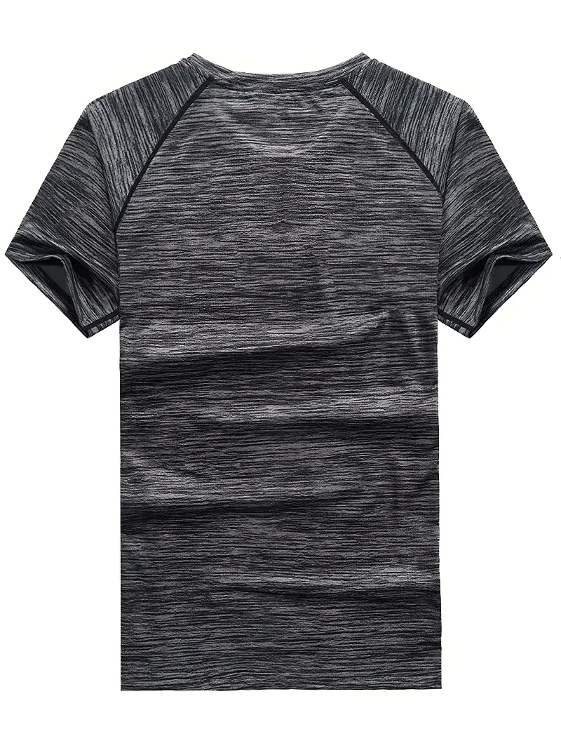 Quick-Dry Round Neck Running T-Shirt for Men - SF1944