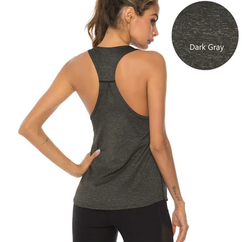 Quick-Dry Sleeveless Fitness Tank Tops