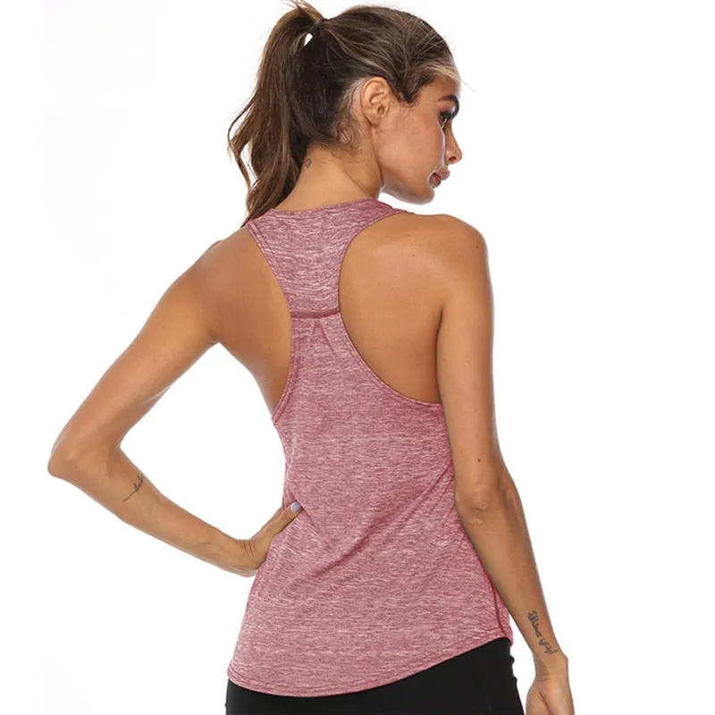 Quick-Dry Sleeveless Fitness Tank Tops