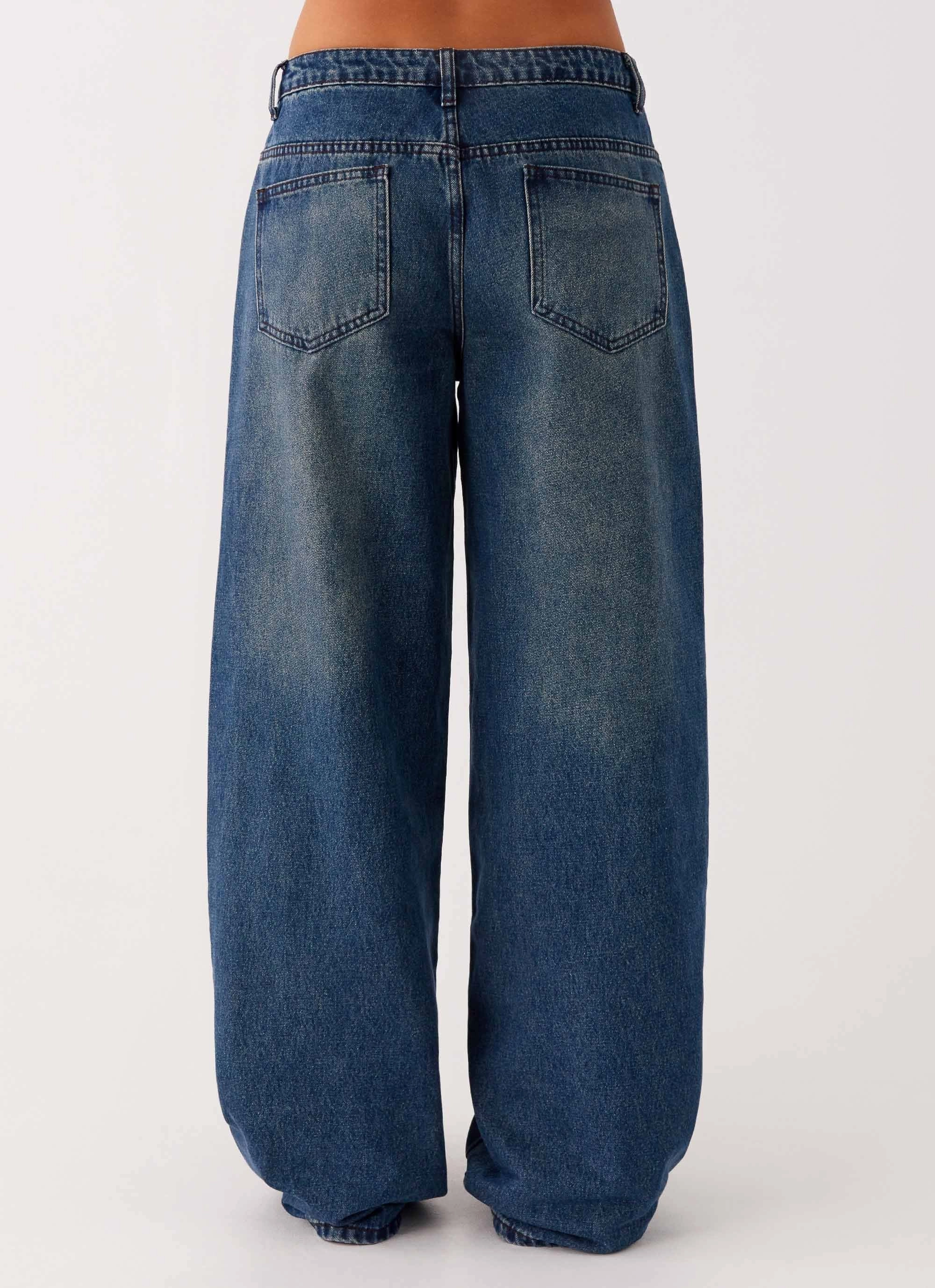 Joan Denim Jeans - Indigo Slim Fit Design Easy Stretch