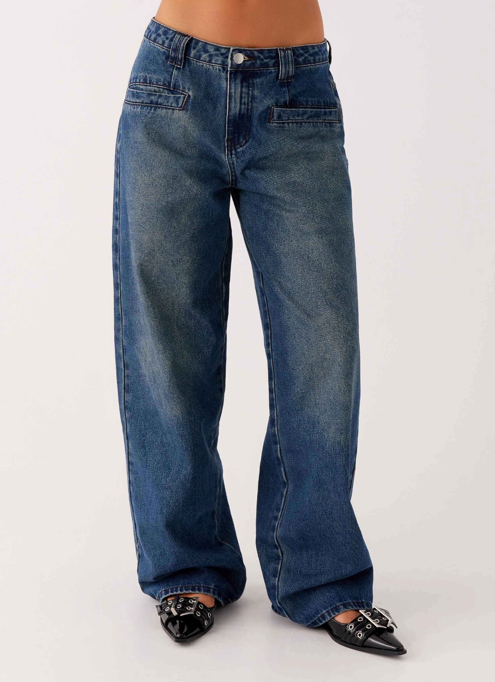 Trendy Cut Comfort Base Joan Denim Jeans - Indigo