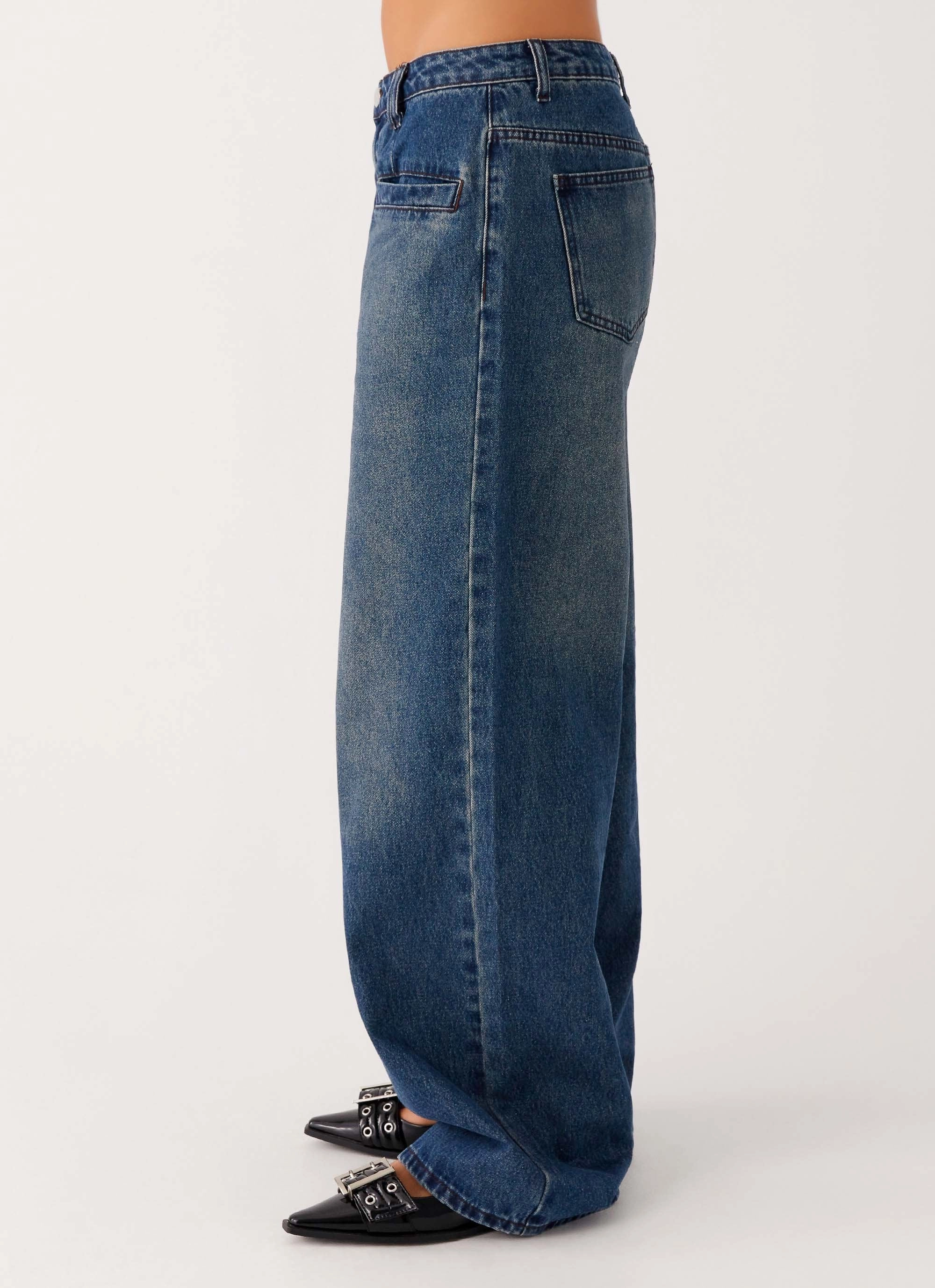 Sleek Fit Joan Denim Jeans - Indigo