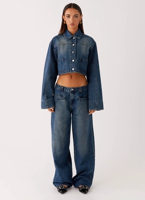 Soft Finish Joan Denim Jeans - Indigo