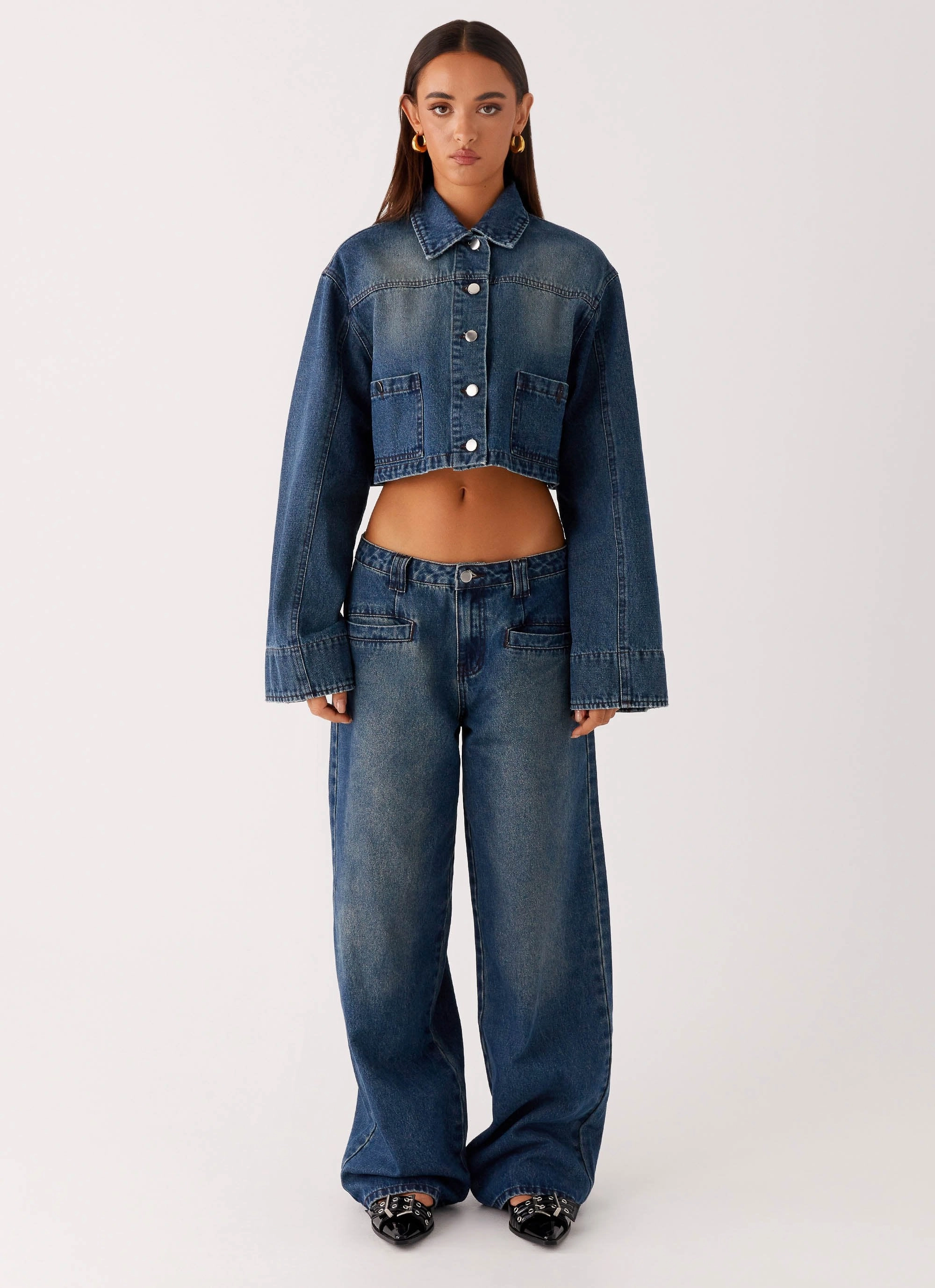 Soft Finish Joan Denim Jeans - Indigo