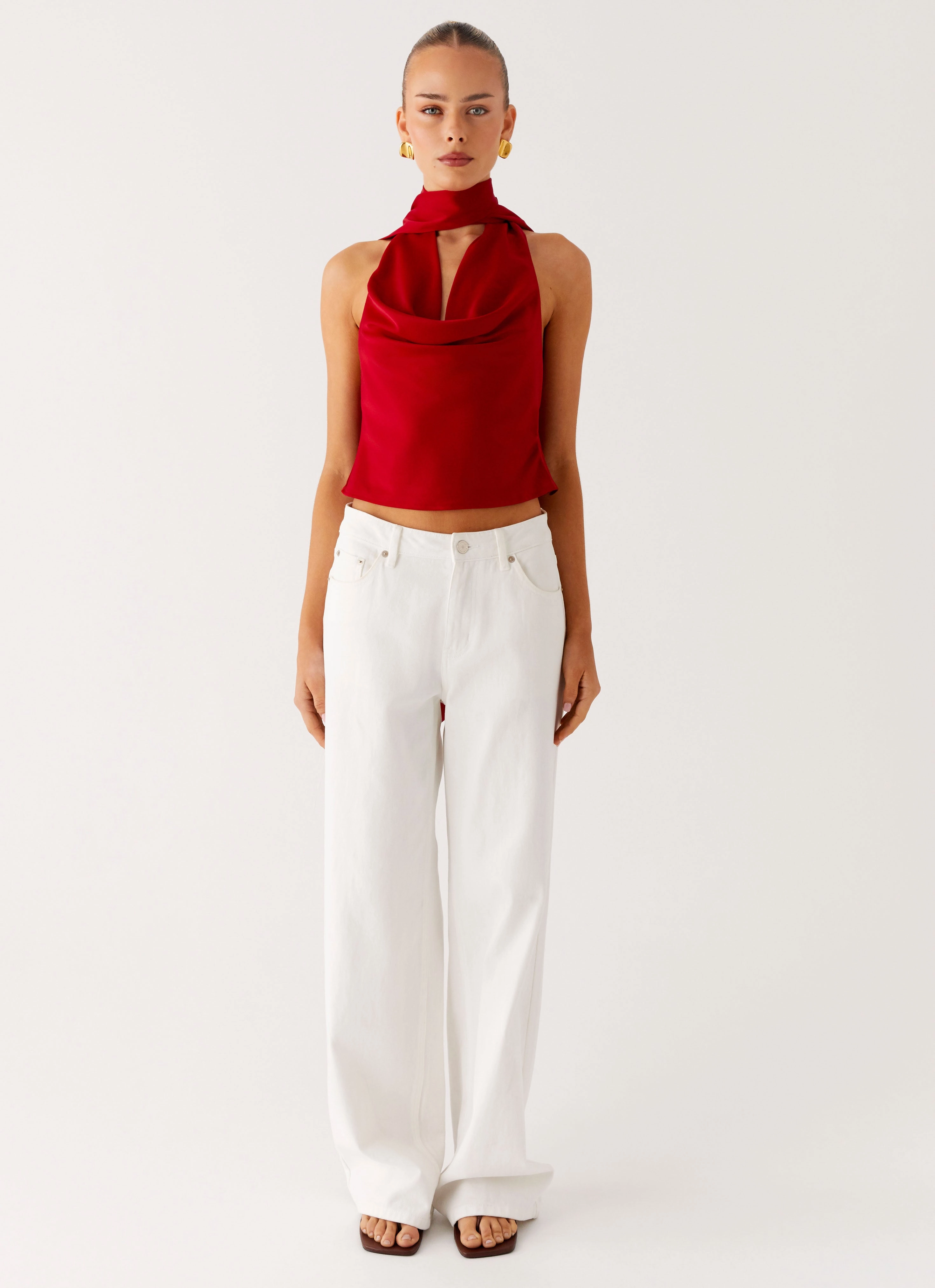 Quick-Dry Versatile Base Layer Catching Feelings Top - Red