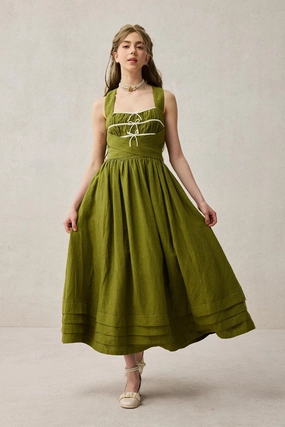 Performance Design Quick Wear Fit Chloris 19 |cross back linen dress