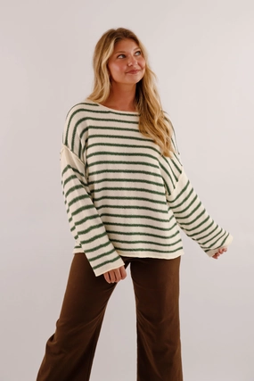 Better Perspective Sweater-Green FlatlockSeams