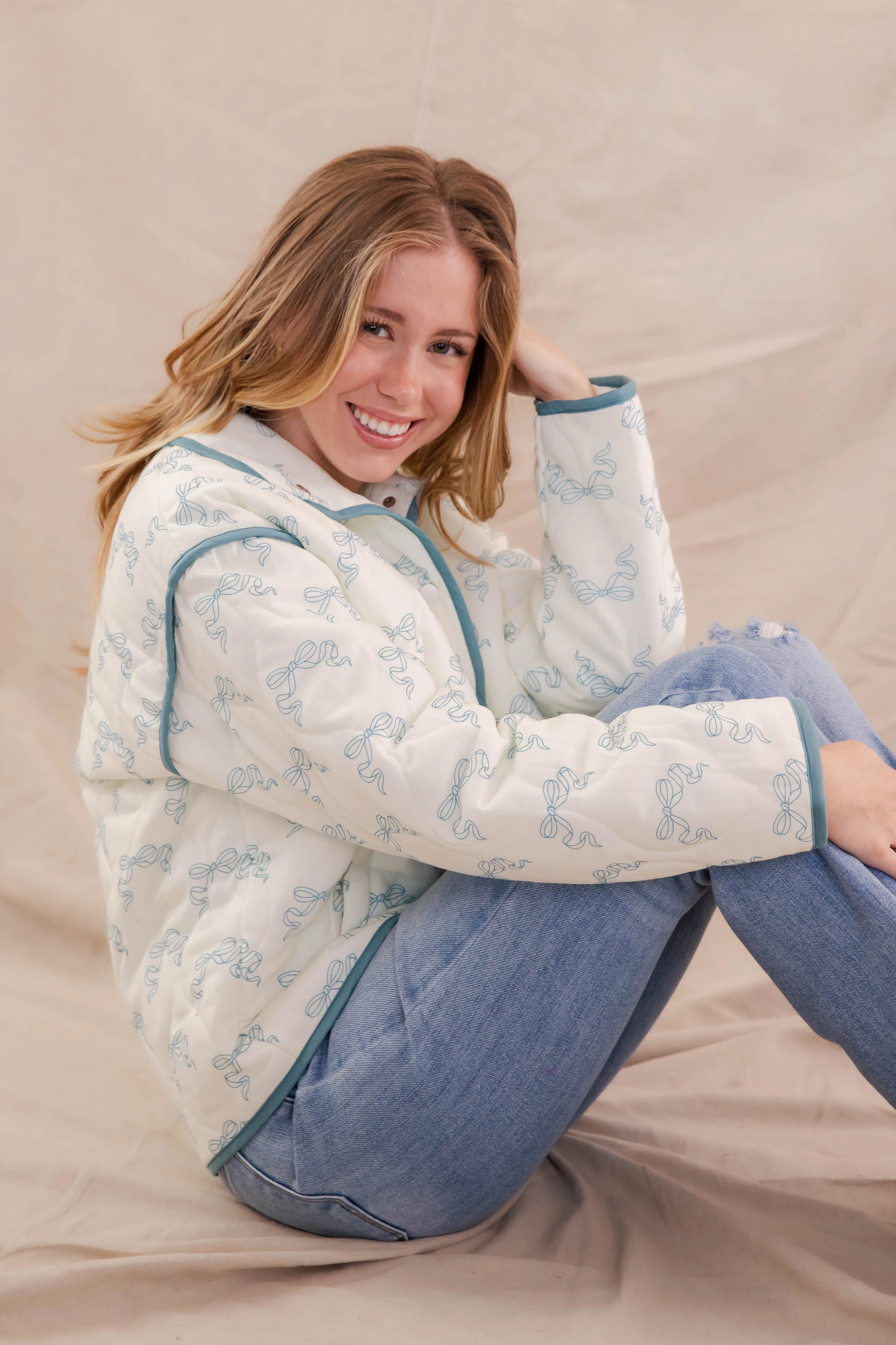 Curved Hemline Quite The Impression Jacket