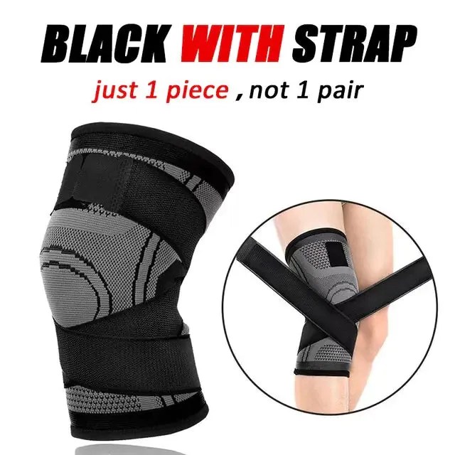 "Durable Knee Brace Compression Sleeve for Support and Injury Prevention"