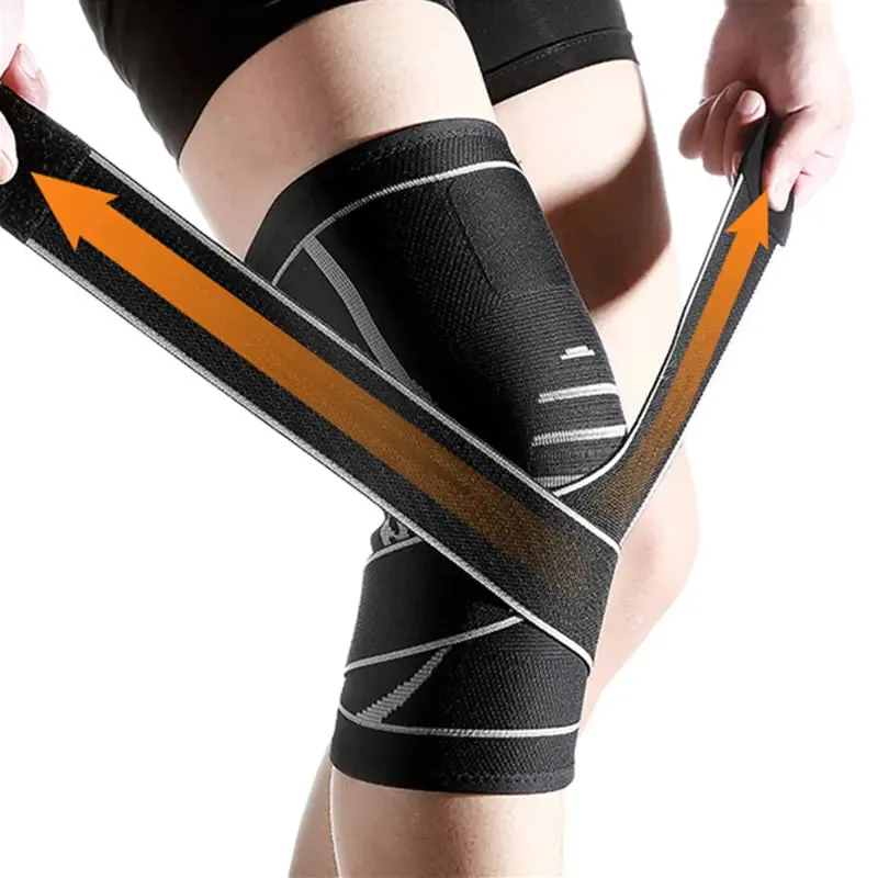 "Durable Knee Brace Compression Sleeve for Support and Injury Prevention"