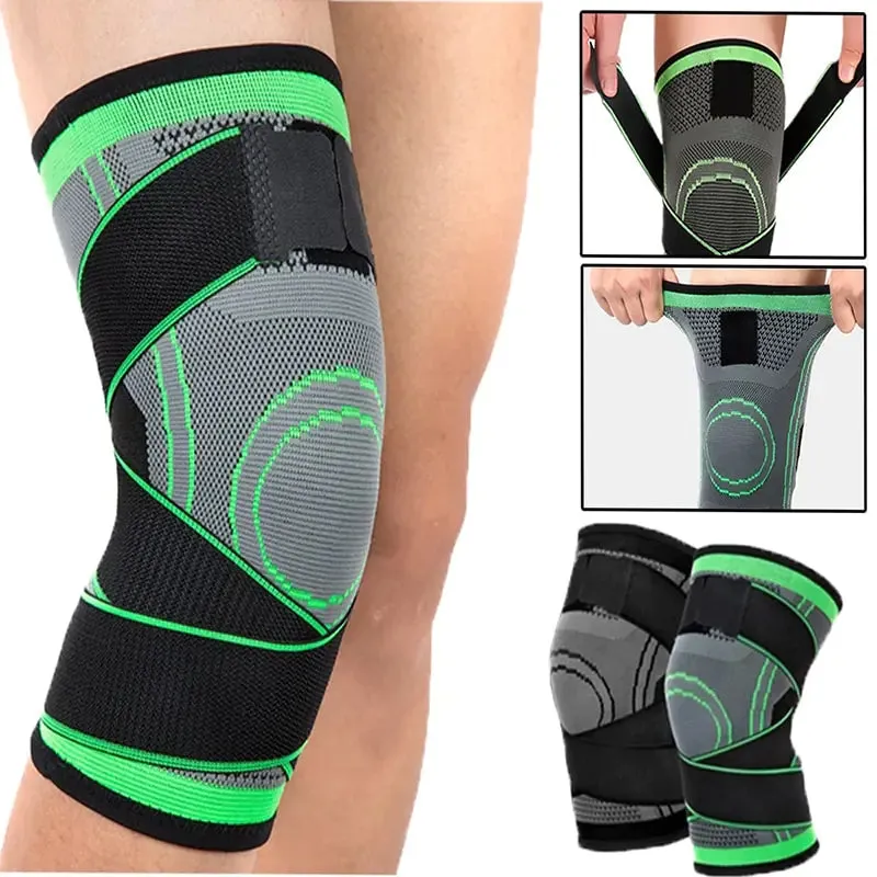 "Durable Knee Brace Compression Sleeve for Support and Injury Prevention"