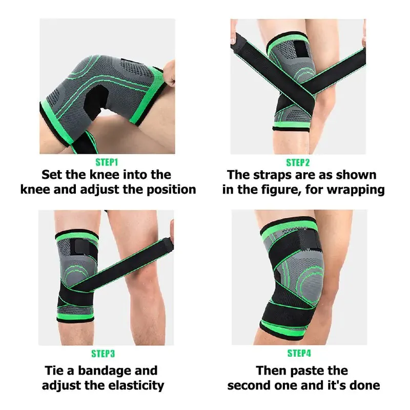 "Durable Knee Brace Compression Sleeve for Support and Injury Prevention"