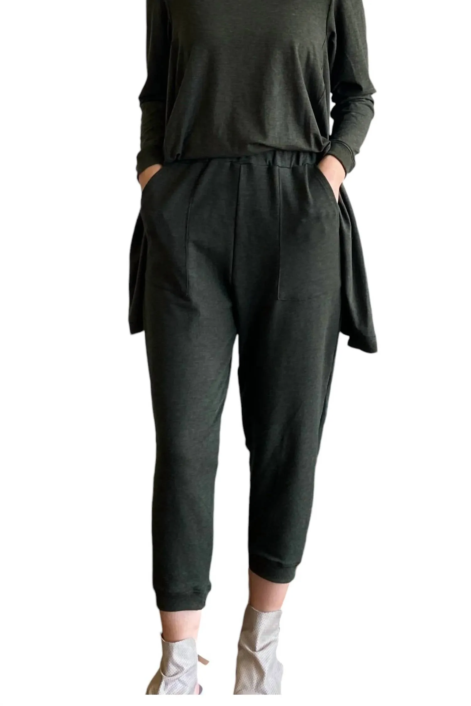 "the Charlie" Jogger In Heather Forest
