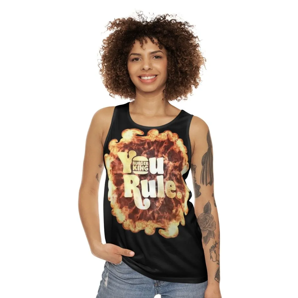"You Rule" Unisex Fast Food Meme Tank Top