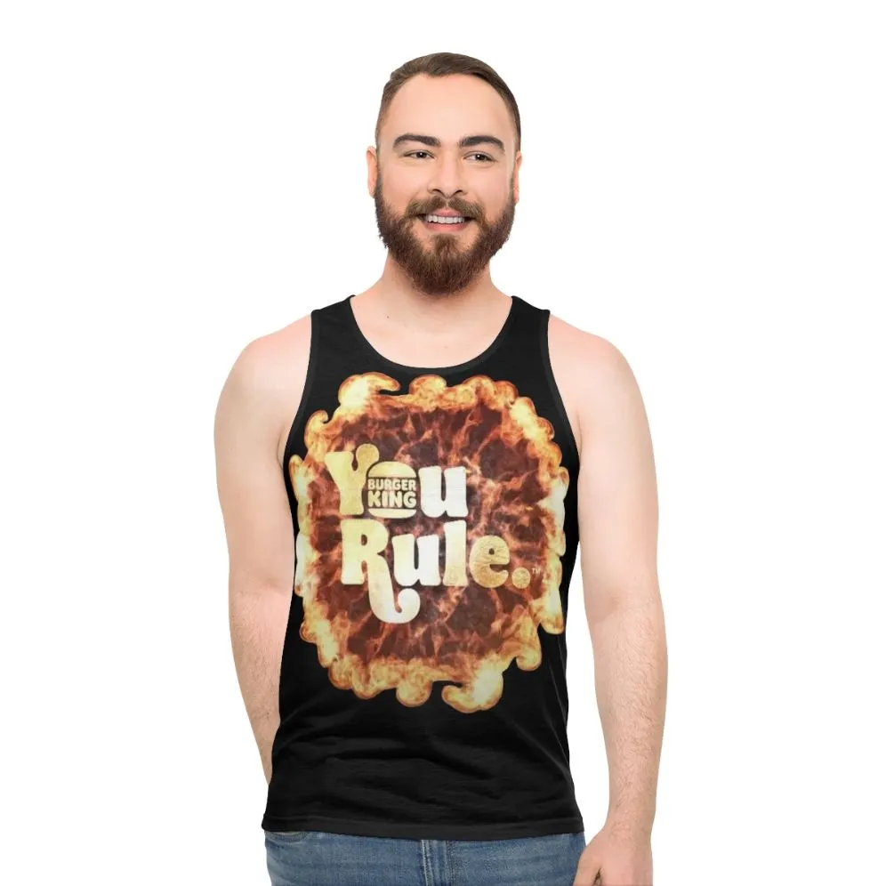 "You Rule" Unisex Fast Food Meme Tank Top