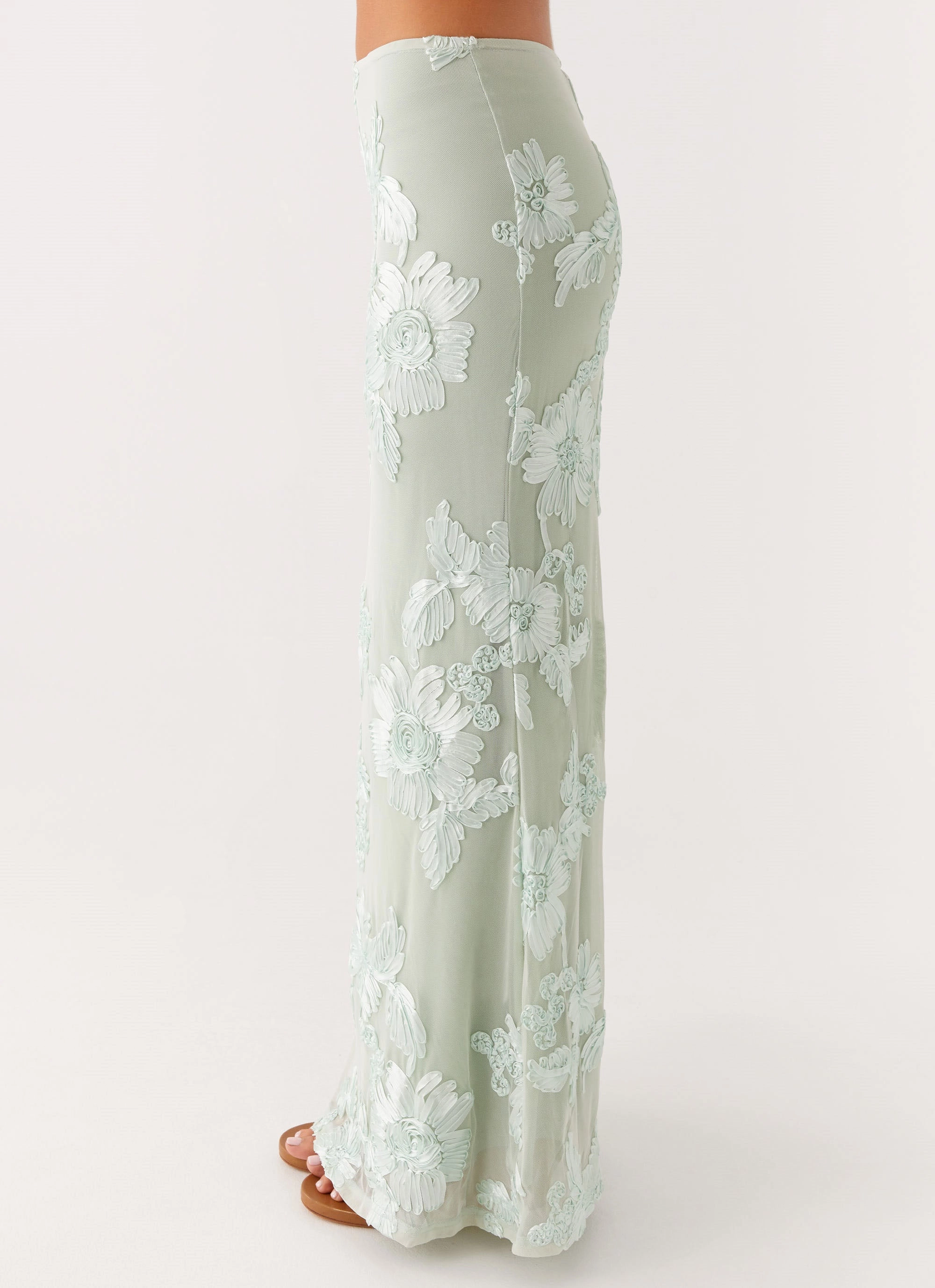 Radiate Maxi Skirt - Sage Durable Material