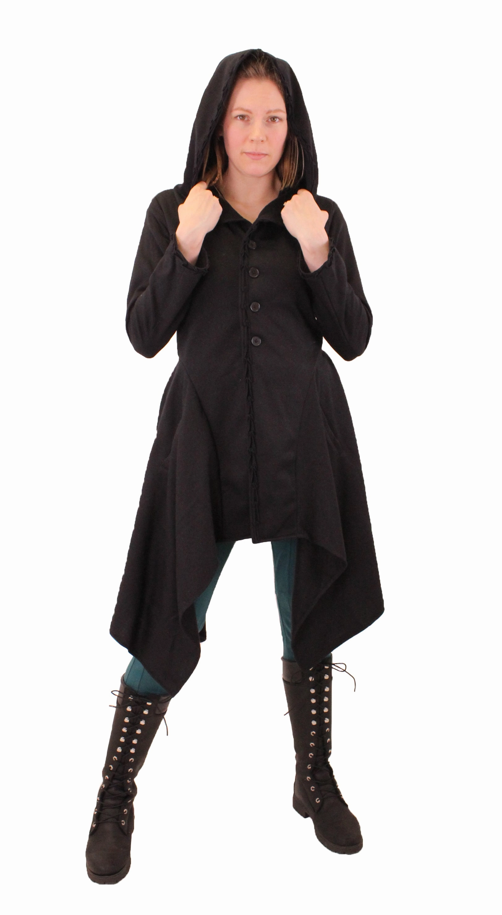 UltraQuietMaterial snap closure Rag Coat