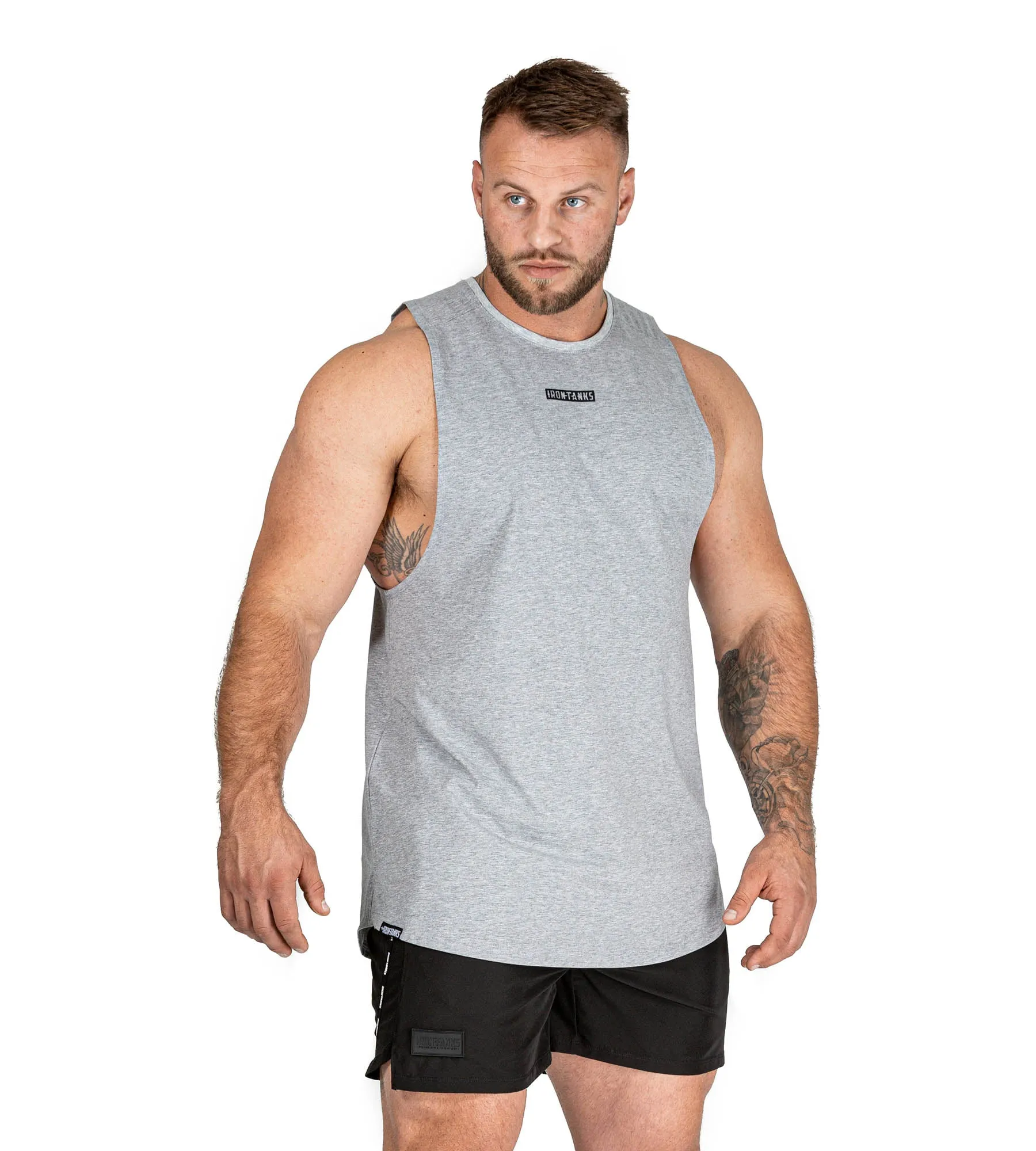 Raider Muscle Tank - Marle Grey