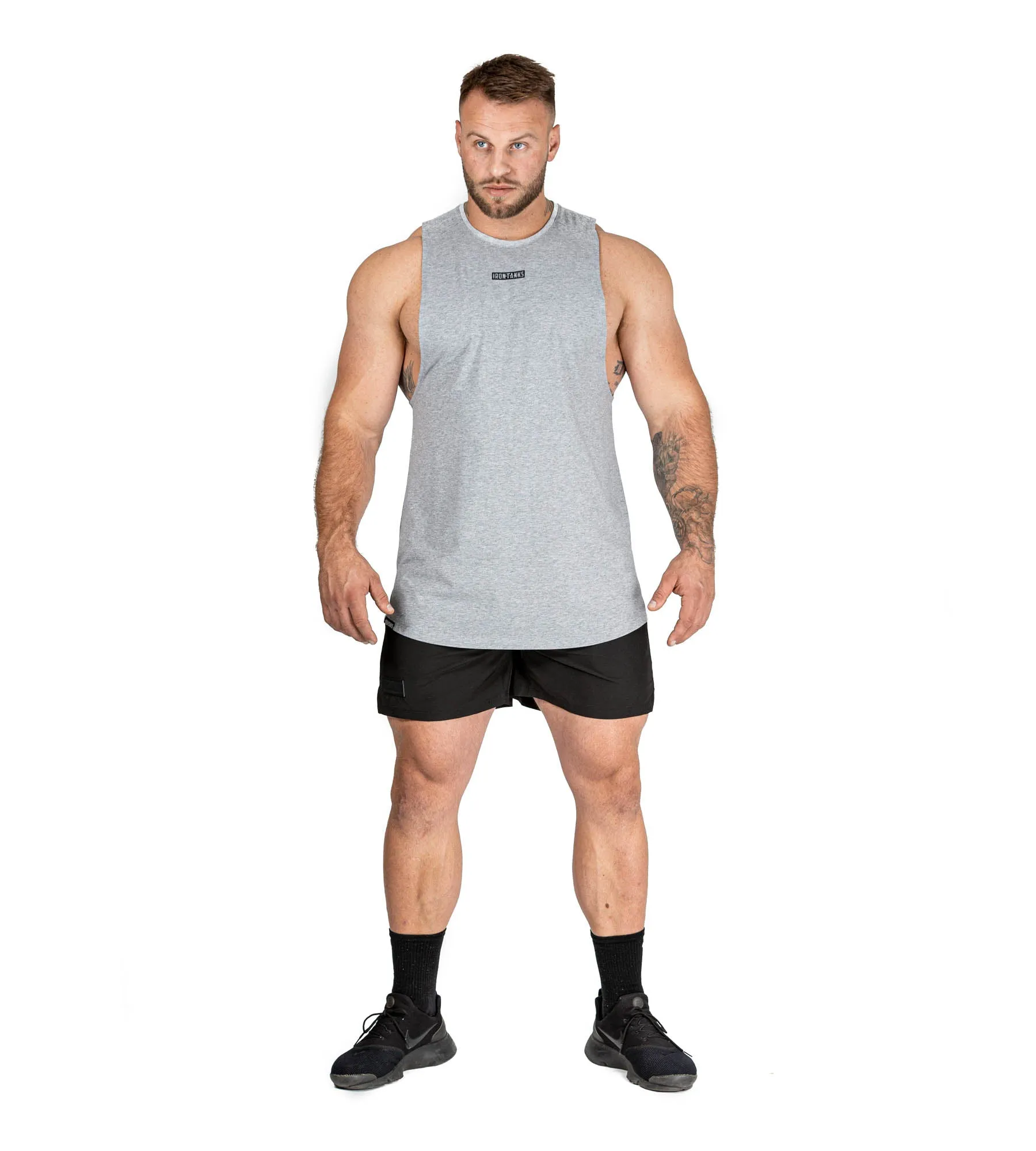 Raider Muscle Tank - Marle Grey
